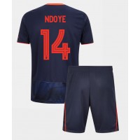 Stroje piłkarskie Nottingham Forest Dan Ndoye #14 Koszulka Trzeciej dla dzieci 2025-26 Krótki Rękaw (+ szorty)